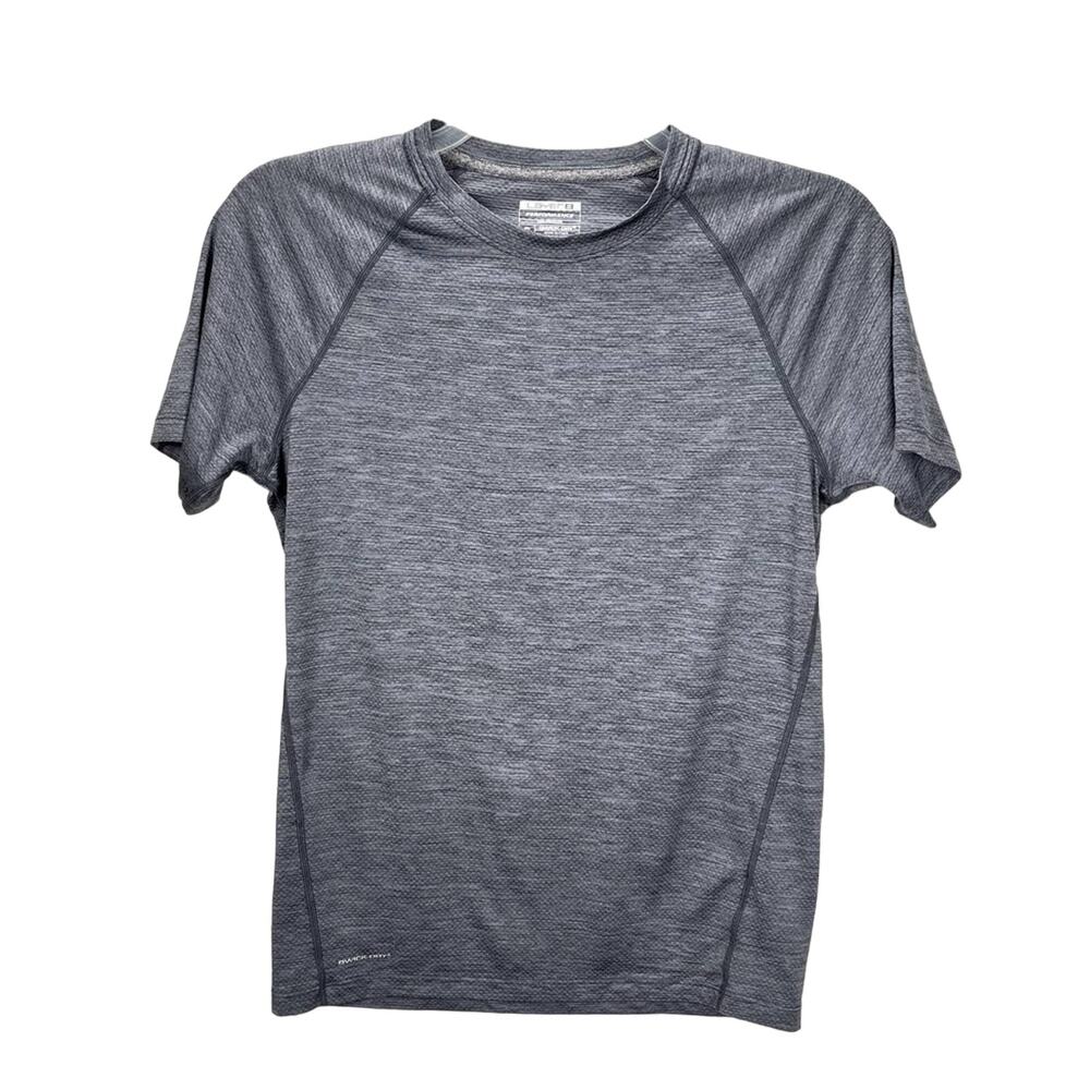 LAYER 8 | Athletic Short Sleeve Men's Shirt Gray S